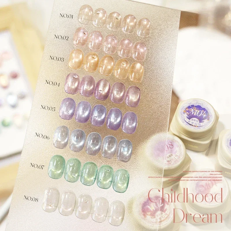 8 Colors Clear Cat Eye Nail Gel Polish Jelly Crystal UV Soak Off Gel Varnish Magnetic Nail Art Gel Lacquer All for Manicure 5ml
8 Colors Clear Cat Eye Nail Gel Polish Jelly Crystal UV Soak Off Gel Varnish Magnetic Nail Art Gel Lacquer All for Manicure 5ml