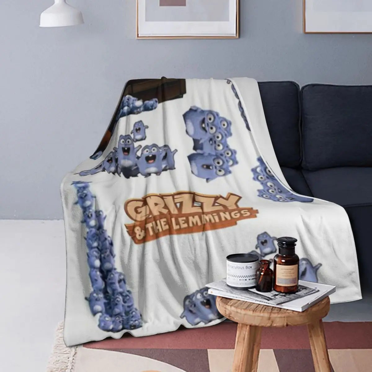 Grizzy Et Les Lemmings Blanket Soft Warm Flannel Throw Blanket Bedding for Bed Living room Picnic Travel Home Couch
Grizzy Et Les Lemmings Blanket Soft Warm Flannel Throw Blanket Bedding for Bed Living room Picnic Travel Home Couch