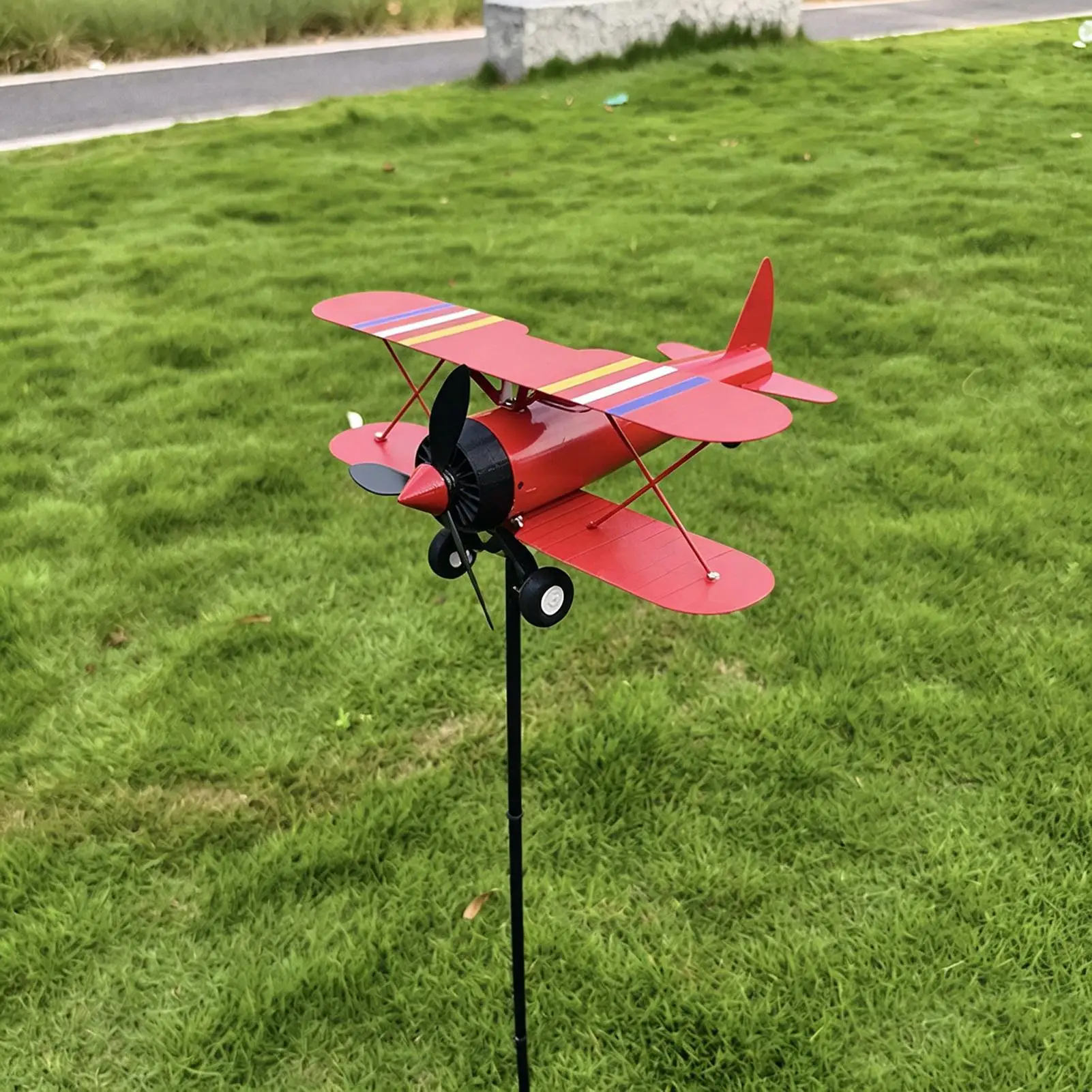 Airplane Weathervane Metal Windmill Wind Measuring Tool Airplane Wind Spinner for Lawn Courtyard Outdoor Patio Deck Backyard
Airplane Weathervane Metal Windmill Wind Measuring Tool Airplane Wind Spinner for Lawn Courtyard Outdoor Patio Deck Backyard