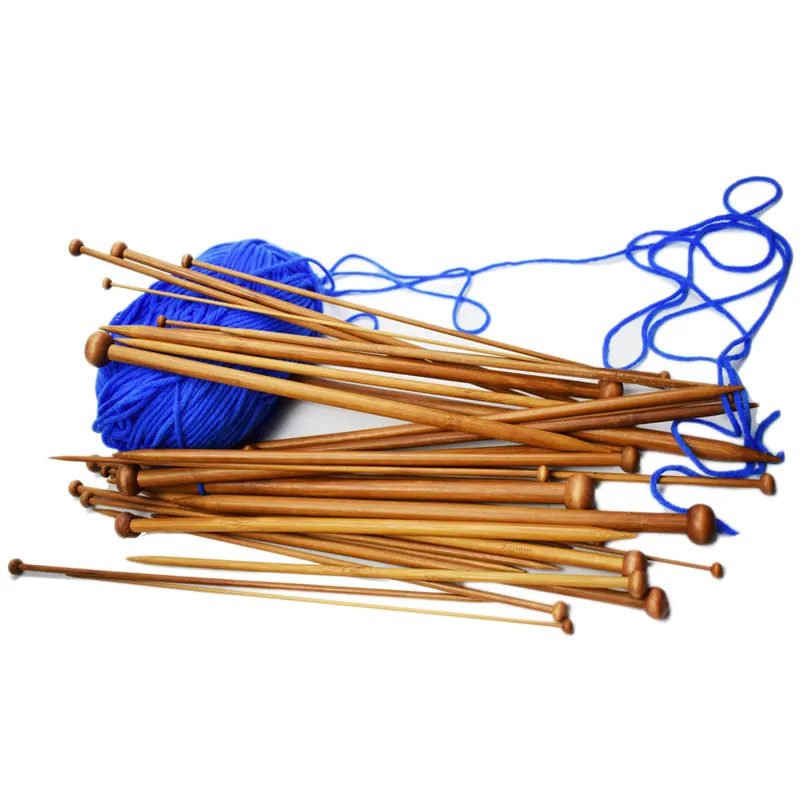 36Pcs 18 Sizes 25cm Carbonized Bamboo Knitting Needles Set Knit Kit Single Pointed Crochet Hooks Weaving Sewing Tools 2mm-10mm
36Pcs 18 Sizes 25cm Carbonized Bamboo Knitting Needles Set Knit Kit Single Pointed Crochet Hooks Weaving Sewing Tools 2mm-10mm