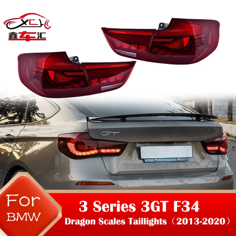 Car Taillight For BMW 3 Series GT F34 Tail Light Assembly 2013-2020 Full LED Dragon Scale Style Driving Brake Turn Signal Light
Car Taillight For BMW 3 Series GT F34 Tail Light Assembly 2013-2020 Full LED Dragon Scale Style Driving Brake Turn Signal Light