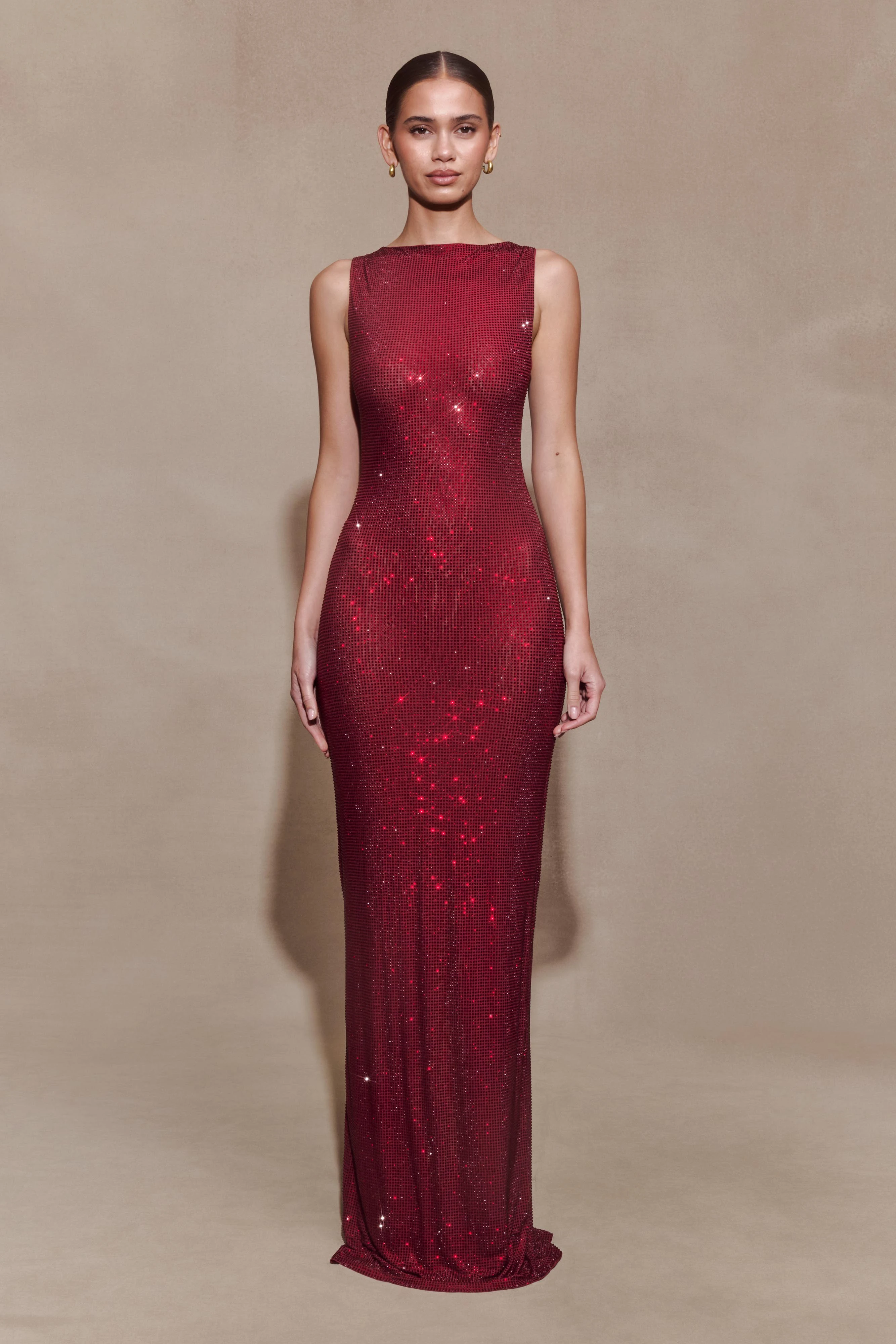 2026 New Women's Sparkle Shiny Party Bodycon Robes Sexy Slim Sequins Red Sleeveless Long Dress Fashion Solid Maxi Gown Dresses
2026 New Women's Sparkle Shiny Party Bodycon Robes Sexy Slim Sequins Red Sleeveless Long Dress Fashion Solid Maxi Gown Dresses