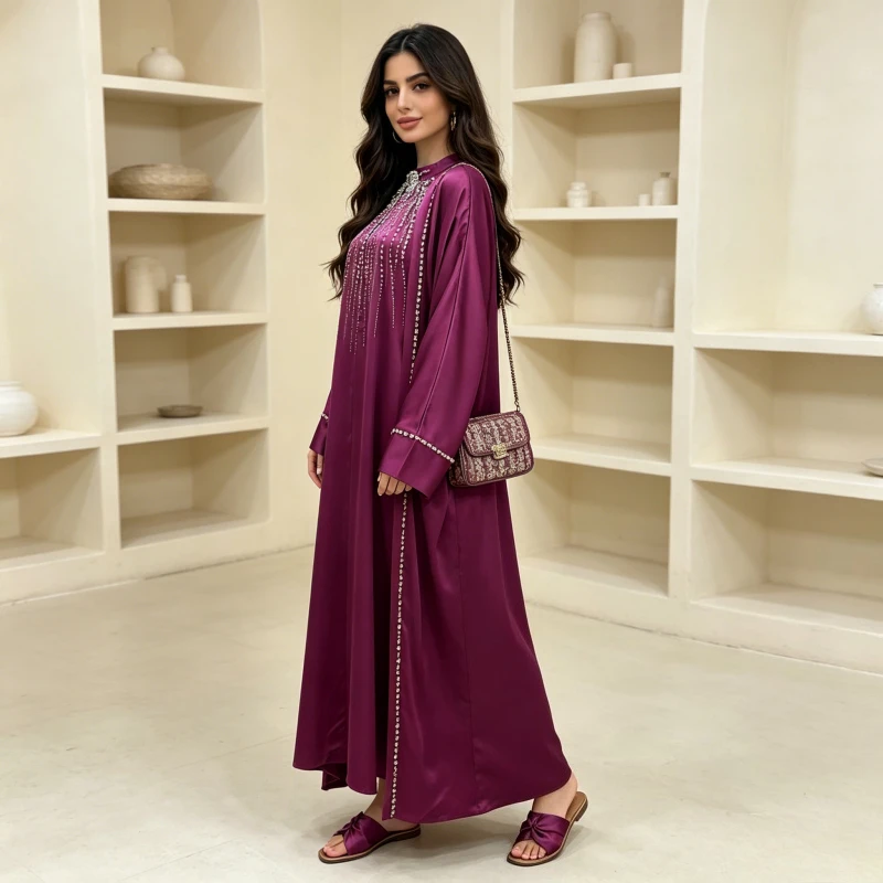Dresses 2 Piece Set Women Eid Muslim Party Dress Abaya Cardigan Robe Suit Diamonds Morocco Dubai Kaftan Islam Vestidos Jalabiya
Dresses 2 Piece Set Women Eid Muslim Party Dress Abaya Cardigan Robe Suit Diamonds Morocco Dubai Kaftan Islam Vestidos Jalabiya