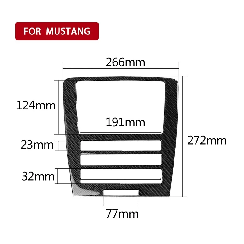 Carbon Fiber Interior Sticker Decal Center Control CD Decoration Panel Trim Cover Fit for Ford Mustang Accsesories 2009-2014
Carbon Fiber Interior Sticker Decal Center Control CD Decoration Panel Trim Cover Fit for Ford Mustang Accsesories 2009-2014