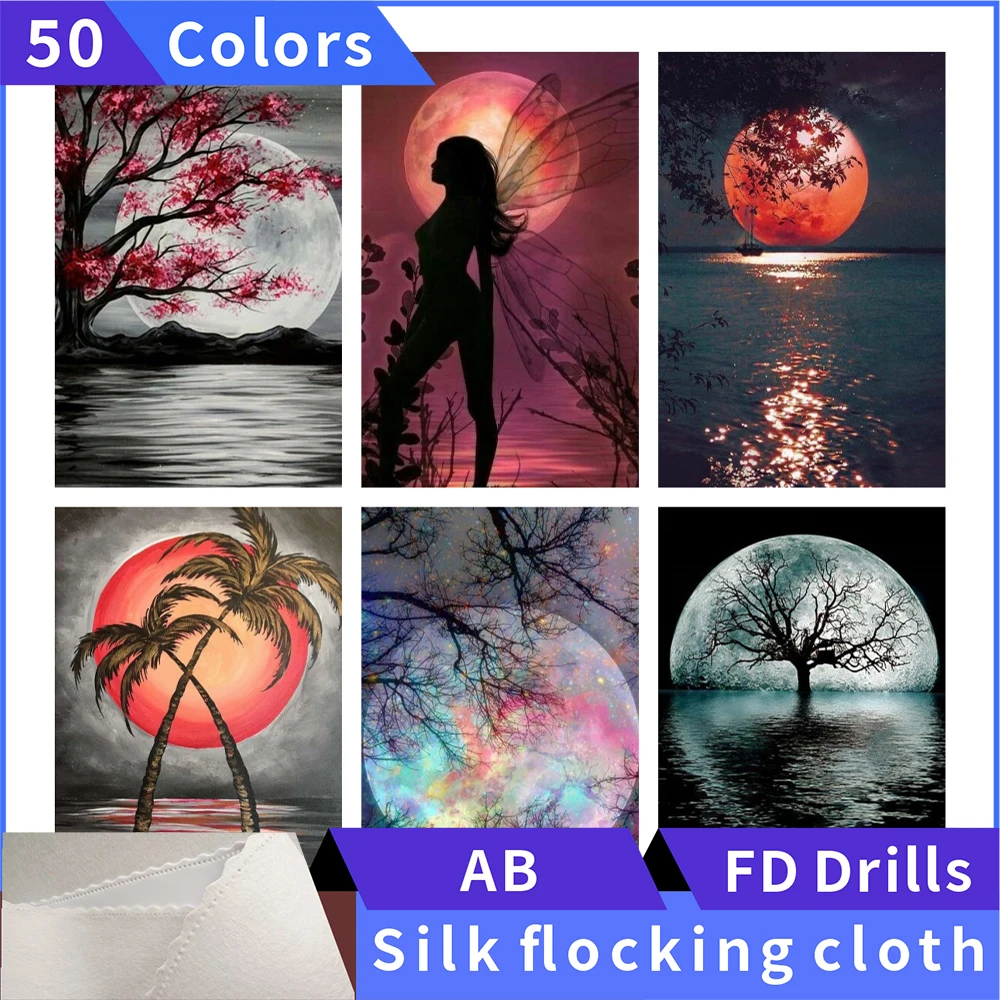 50 Colors 5D Diamond Painting Moon Silk Cloth Square Diamond Embroidery Rhinestone Diamond Mosaic Painting Cross Stitch
50 Colors 5D Diamond Painting Moon Silk Cloth Square Diamond Embroidery Rhinestone Diamond Mosaic Painting Cross Stitch