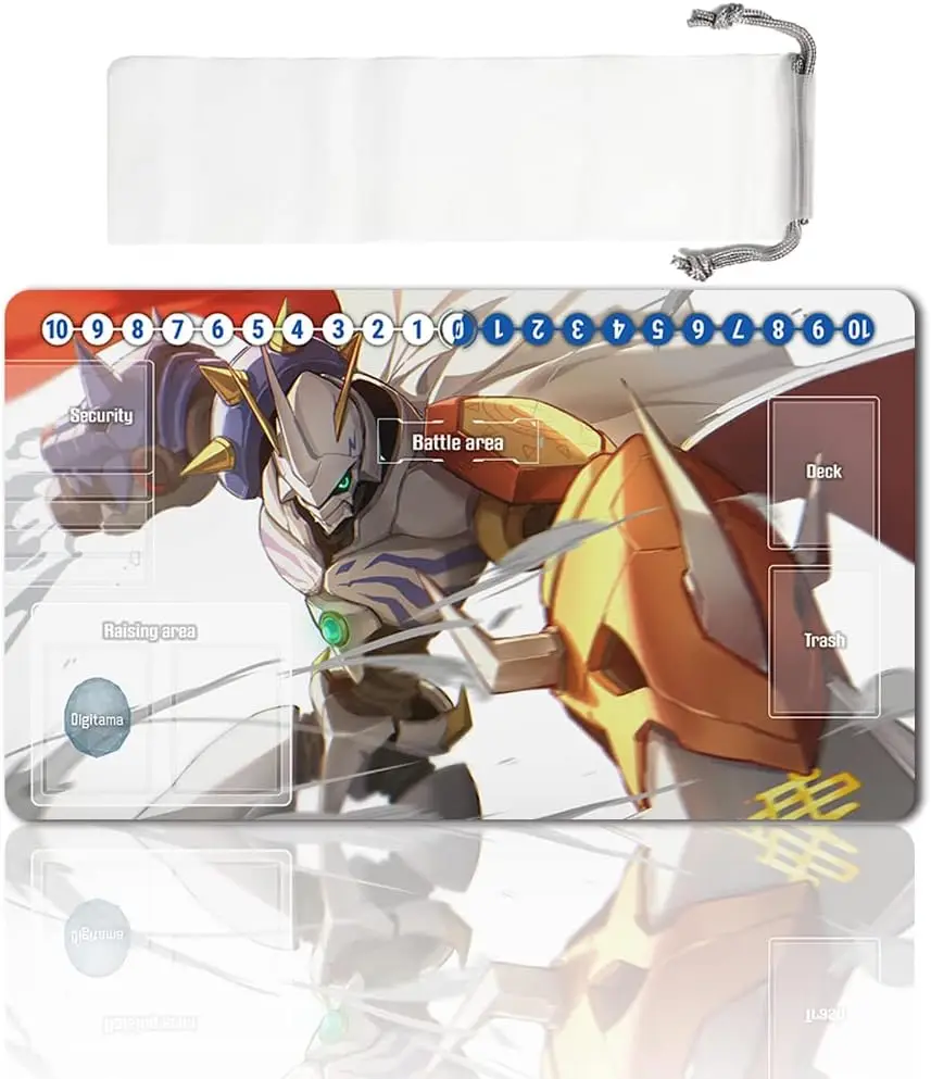 Килимок для настольной игры DTCG + бесплатная сумка для хранения, игровые коврики, размер 24x12 дюймов, совместимый с Digimon TCG (50084641)
Килимок для настольной игры DTCG + бесплатная сумка для хранения, игровые коврики, размер 24x12 дюймов, совместимый с Digimon TCG (50084641)