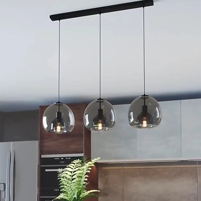 Modern Simple Led Ceiling Chandelier Living Room Dining Table Bedroom E27 Black Glass Chandelier Home Indoor Decor Lighting Lamp
Modern Simple Led Ceiling Chandelier Living Room Dining Table Bedroom E27 Black Glass Chandelier Home Indoor Decor Lighting Lamp