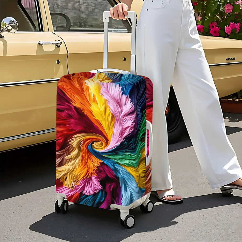 1 PC Vibrant Abstract Swirl Print Luggage Cover for Luggage Sizes 18 – 32 Inches; Dust and Elastic Travel Accessories to Protect
1 PC Vibrant Abstract Swirl Print Luggage Cover for Luggage Sizes 18 – 32 Inches; Dust and Elastic Travel Accessories to Protect