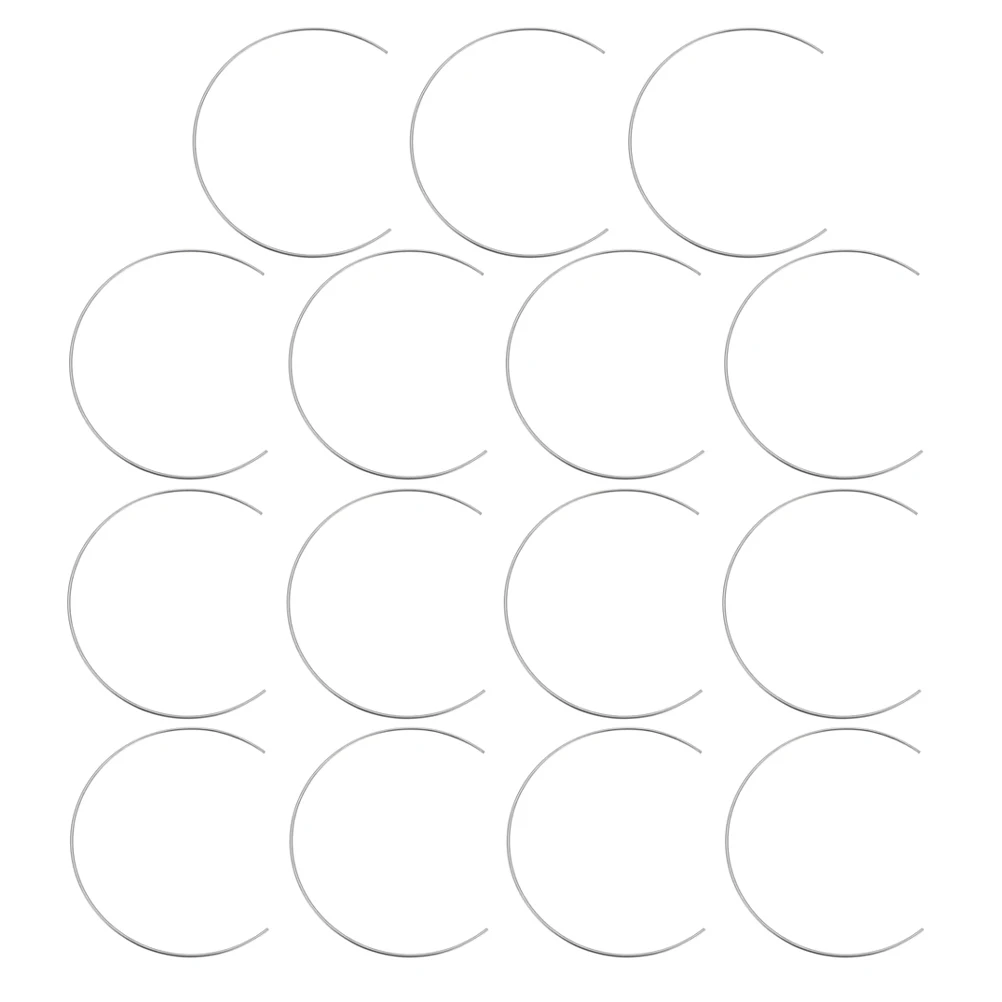 15Pcs Dreamcatcher Materials 20Cm Metal Half Circle Hoops for DIY Wreath Craft Macrame Decor Home Party Accessories
15Pcs Dreamcatcher Materials 20Cm Metal Half Circle Hoops for DIY Wreath Craft Macrame Decor Home Party Accessories