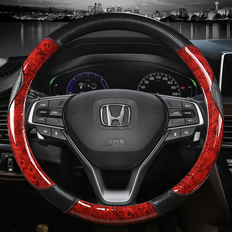 Mahogany Wood Grain Car Steering Wheel Cover For Honda Civic 2015-2021 CRV XRV ACCORD 2016 ~ 2019 2021 10th Auto Accessories
Mahogany Wood Grain Car Steering Wheel Cover For Honda Civic 2015-2021 CRV XRV ACCORD 2016 ~ 2019 2021 10th Auto Accessories