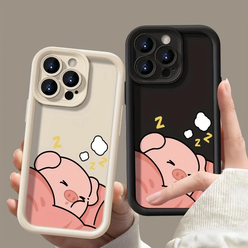 Чехол для телефона Happy Sleeping Little Pig для iPhone 15 17 Pro Max 11, 12, 13, 16, 14 Plus, силиконовый противоударный чехол, защитная оболочка для объектива
Чехол для телефона Happy Sleeping Little Pig для iPhone 15 17 Pro Max 11, 12, 13, 16, 14 Plus, силиконовый противоударный чехол, защитная оболочка для объектива