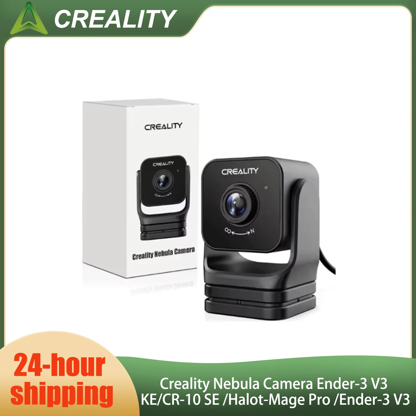For Ender 5 MAX / Ender 3 V3 KE Creality Nebula Camera High-definition USB Camera With Time-Lapse Filming Night Vision Function