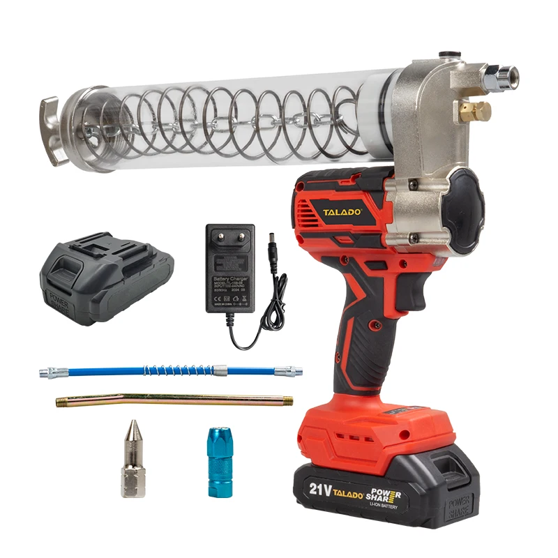 Heavy-Duty Cordless Grease Gun 21V for Truck, Tractor, and Equipment
Heavy-Duty Cordless Grease Gun 21V for Truck, Tractor, and Equipment
