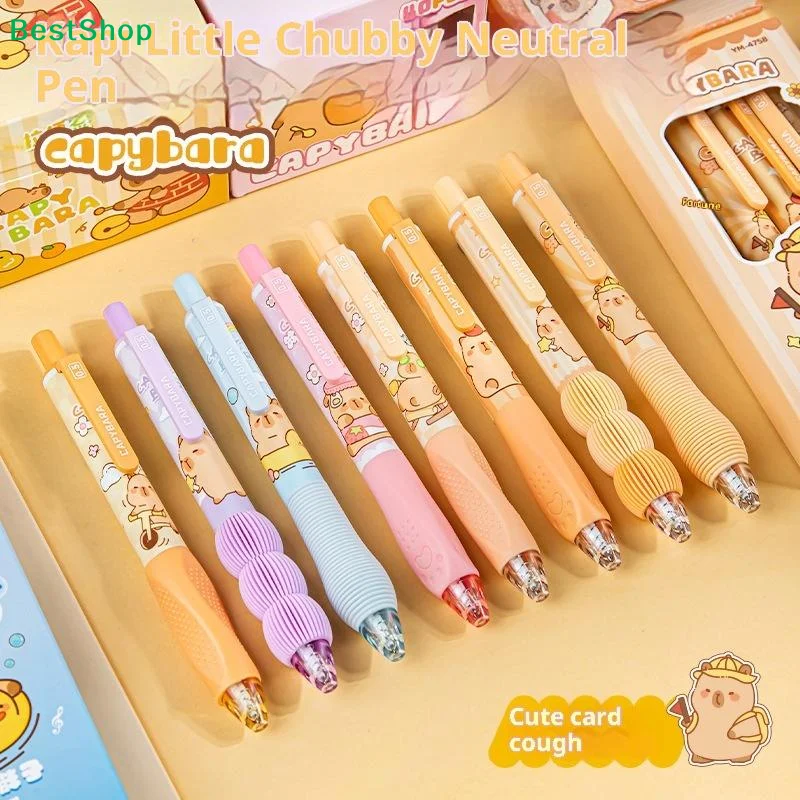 〔R〕Capybara Cute Gel Pens Set - Kawaii Chubby Design Retractable 0.5mm Black Ink Pens for Students and Office
〔R〕Capybara Cute Gel Pens Set - Kawaii Chubby Design Retractable 0.5mm Black Ink Pens for Students and Office