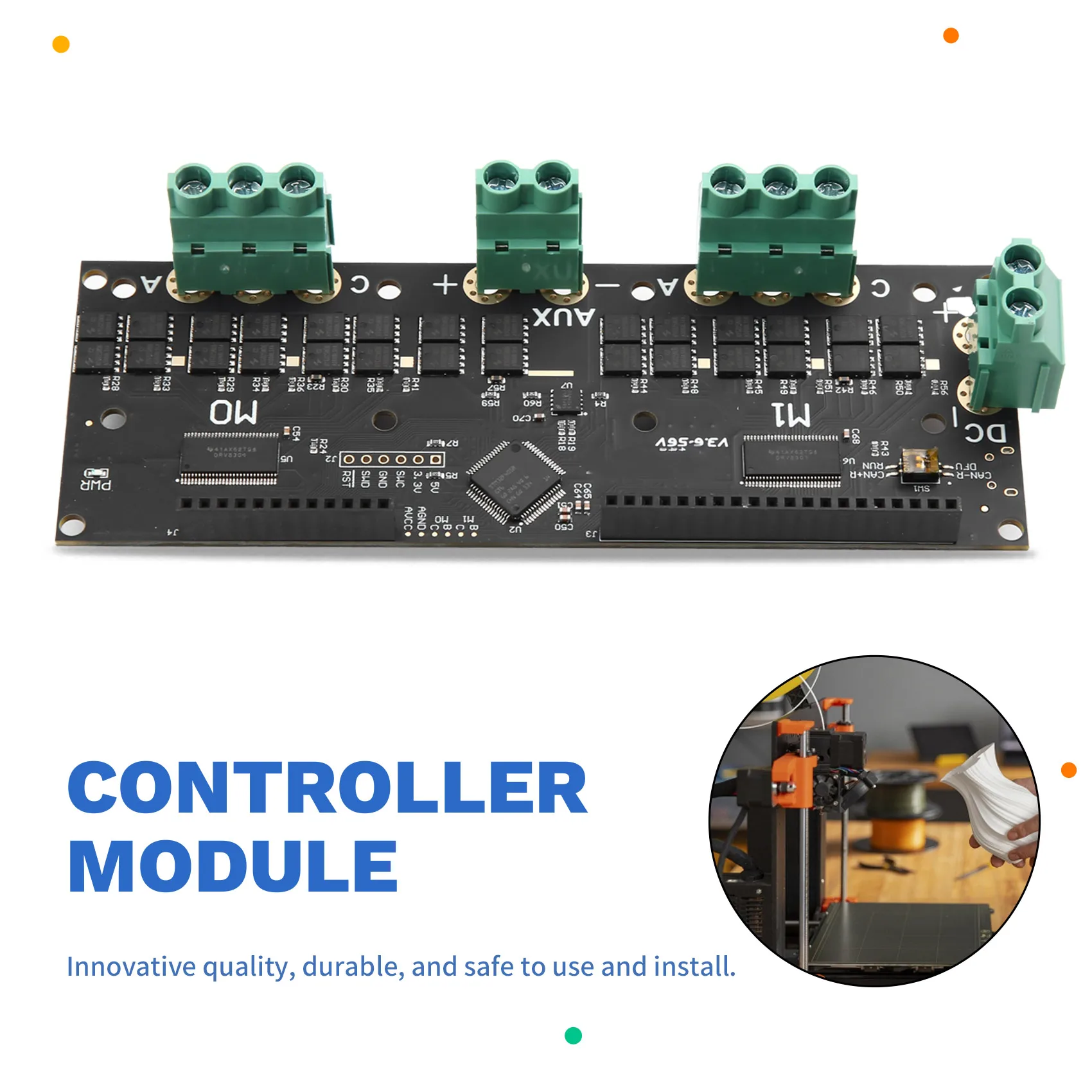 A96T MKS XDRIVE 56V Brushless Servo Motor Controller High-Precision Design Based On Odrv V3.6 Upgrade
A96T MKS XDRIVE 56V Brushless Servo Motor Controller High-Precision Design Based On Odrv V3.6 Upgrade