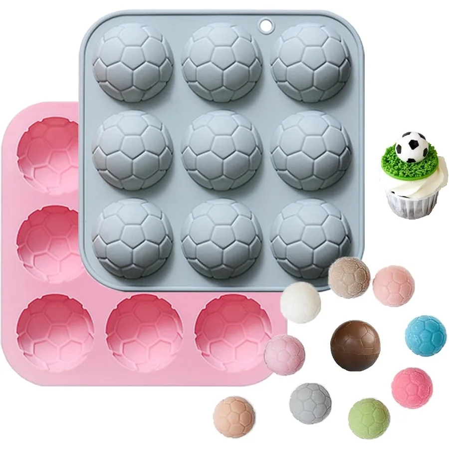 Набор форм для футбольного шоколада, силиконовые формы для выпечки с осенними воротами, многоразовые для спортивных вечеринок, тортов и кексов на день рождения - 2
Набор форм для футбольного шоколада, силиконовые формы для выпечки с осенними воротами, многоразовые для спортивных вечеринок, тортов и кексов на день рождения - 2