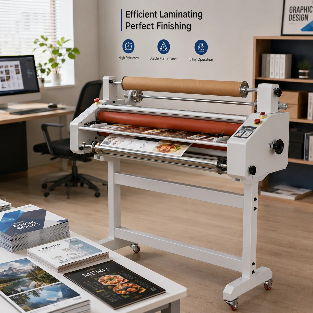 FM-1100 41inch Big Size Hot And Cold Electric Roll Laminator With Digital Display Double Side Roll Laminating Paper Machine
FM-1100 41inch Big Size Hot And Cold Electric Roll Laminator With Digital Display Double Side Roll Laminating Paper Machine