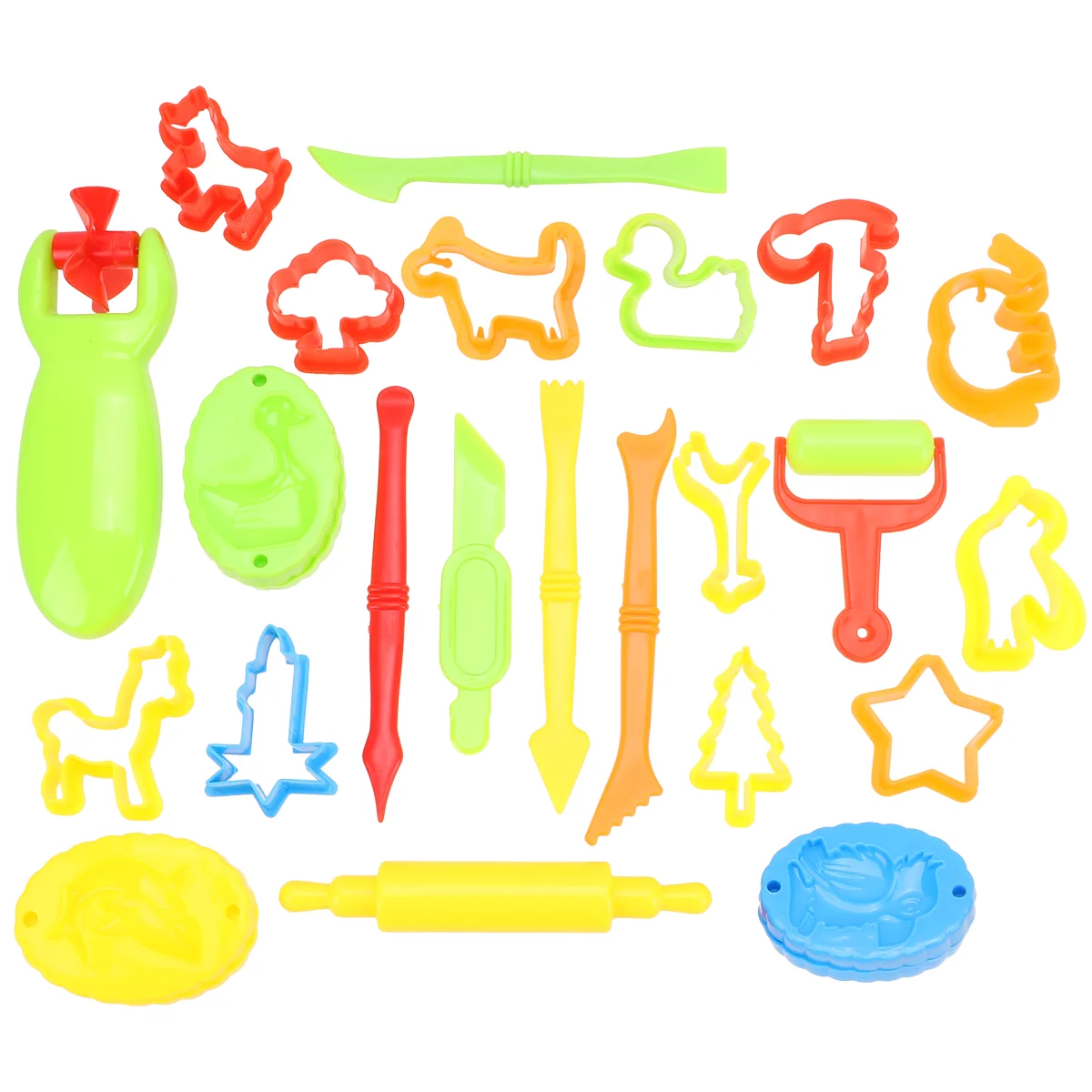 1 Set of DIY Colored Clay Kit Plasticine Mold Toys DIY Plasticine Mold Plasticine Toys Colored Mud Molds Tools (Type 1)
1 Set of DIY Colored Clay Kit Plasticine Mold Toys DIY Plasticine Mold Plasticine Toys Colored Mud Molds Tools (Type 1)