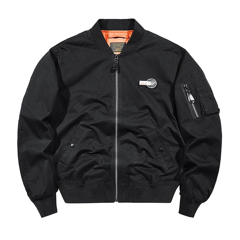 Pure Cotton Jacket Men's Embroidered Jacket Spring Autumn New MA1 Pilot Jacket Casual Baseball Pockets Flight Zipper Outwear
Pure Cotton Jacket Men's Embroidered Jacket Spring Autumn New MA1 Pilot Jacket Casual Baseball Pockets Flight Zipper Outwear
