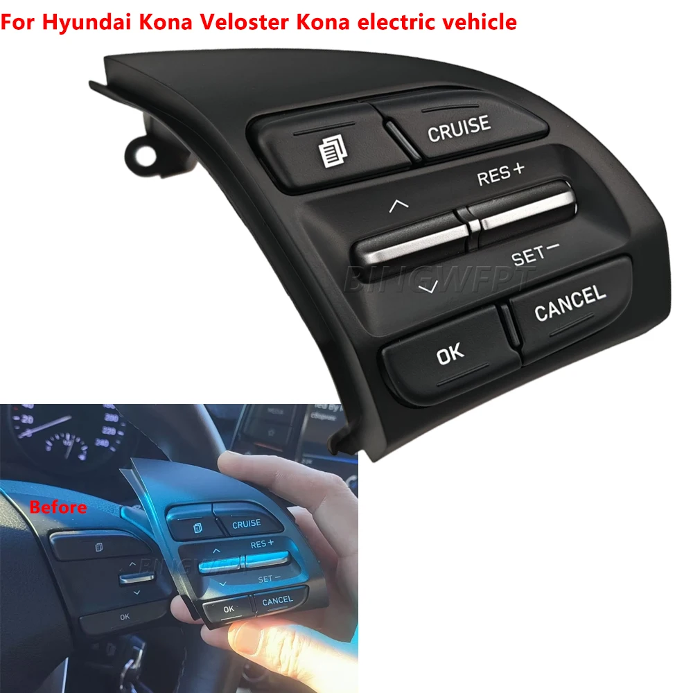 High Quality For Hyundai Kona Veloster Kona Electric Vehicle Right Cruise Control Steering Wheel Push Button Switch 96720-J9110T
High Quality For Hyundai Kona Veloster Kona Electric Vehicle Right Cruise Control Steering Wheel Push Button Switch 96720-J9110T