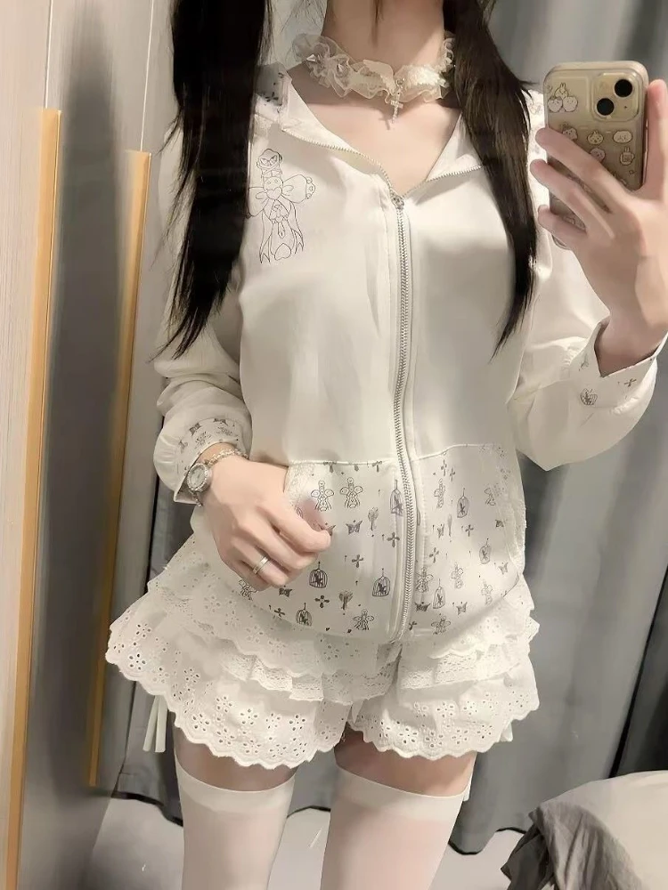 Japanese Preppy Style Sweet JK 2 Piece Set Women Zipper Hooded Coat + Mini Cake Skirt New Pure Desire Fashion Slim Kawaii Outfit
Japanese Preppy Style Sweet JK 2 Piece Set Women Zipper Hooded Coat + Mini Cake Skirt New Pure Desire Fashion Slim Kawaii Outfit