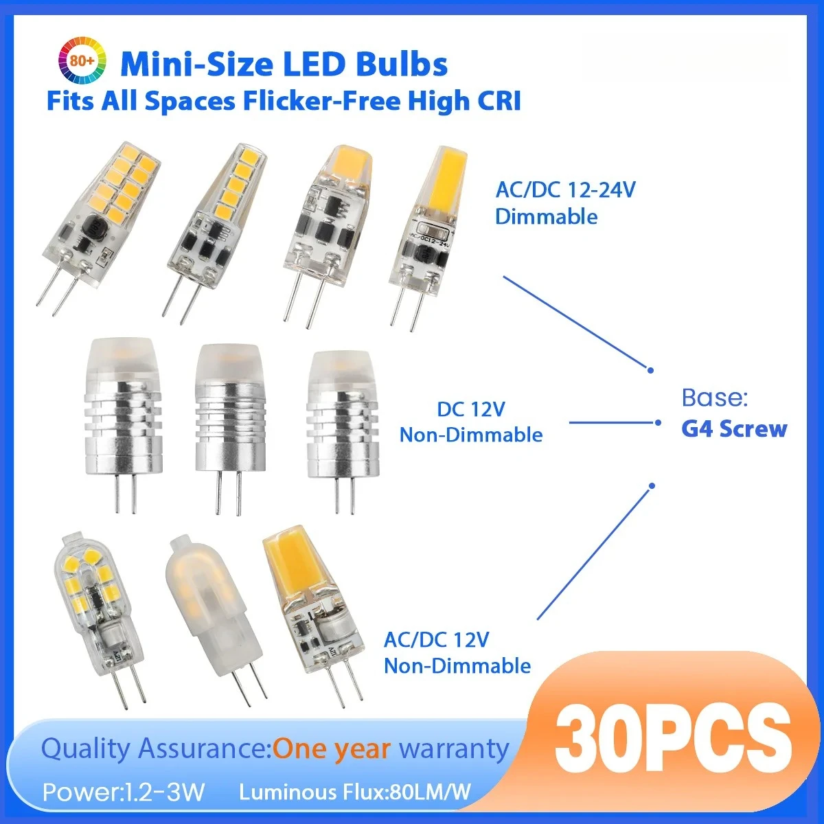 30 шт. светодиодных COB-ламп G4, 1.2W 2W 3W, AC/DC 12V, 3000K 4000K 6000K, для люстр, замена галогенных ламп
30 шт. светодиодных COB-ламп G4, 1.2W 2W 3W, AC/DC 12V, 3000K 4000K 6000K, для люстр, замена галогенных ламп