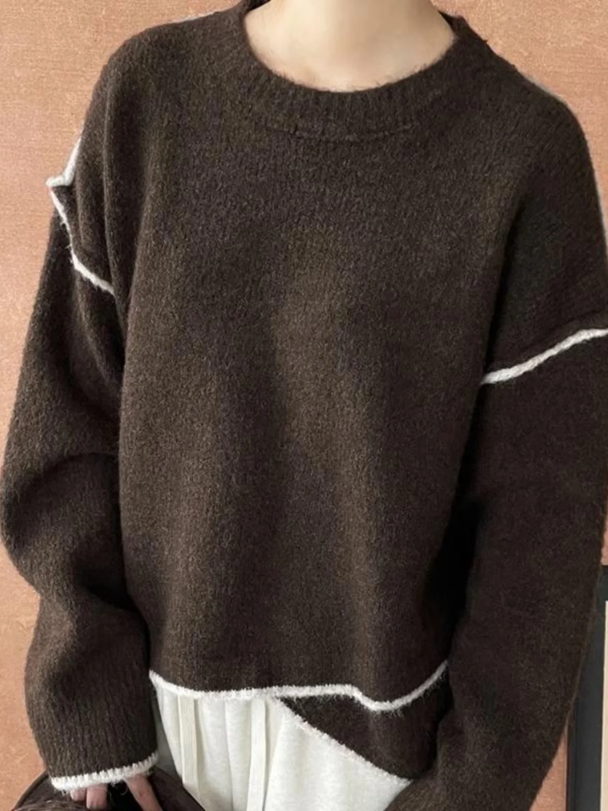 Women's Thiened round Ne Sweater Soft Fluffy Uneven Hem Korean Sle Casual Warm Knitted Long Sve Autumn Winter Clothes
Women's Thiened round Ne Sweater Soft Fluffy Uneven Hem Korean Sle Casual Warm Knitted Long Sve Autumn Winter Clothes