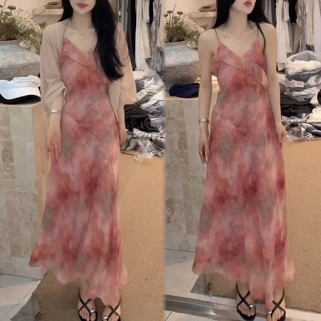 Summer 2026 Women's Gentle Style Long Sleeve Dress And Cardigan Set Breathable Lightweight Elegant Workwear High Waist Skirt
Summer 2026 Women's Gentle Style Long Sleeve Dress And Cardigan Set Breathable Lightweight Elegant Workwear High Waist Skirt