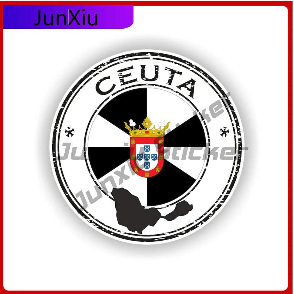 Ceuta Spain Seal Unique Car Waterproof Vinyl Sticker Round Pattern Cute Accessory Durable Sticker Fade Resistant Bumper Car
Ceuta Spain Seal Unique Car Waterproof Vinyl Sticker Round Pattern Cute Accessory Durable Sticker Fade Resistant Bumper Car