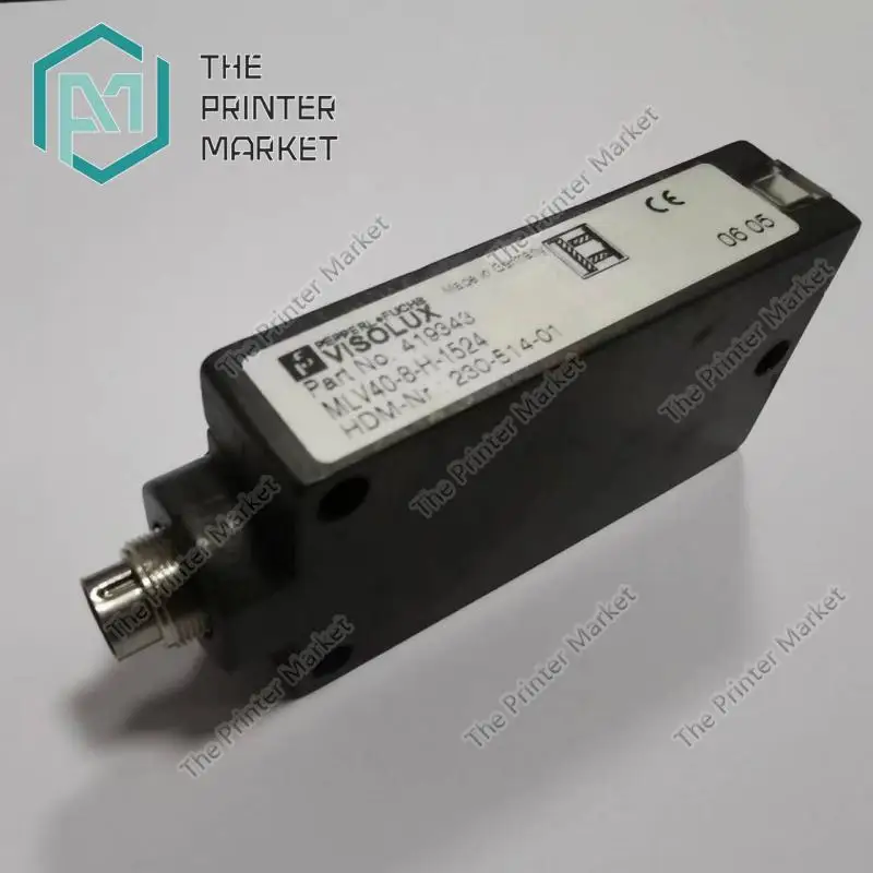 MLV40-8-H-1524 ZD.230-514-01 Датчик фотоэлектрического переключателя 419343 Для деталей фальцевальной машины Heidelberg MLV408H1524 ZD. 23051401
MLV40-8-H-1524 ZD.230-514-01 Датчик фотоэлектрического переключателя 419343 Для деталей фальцевальной машины Heidelberg MLV408H1524 ZD. 23051401