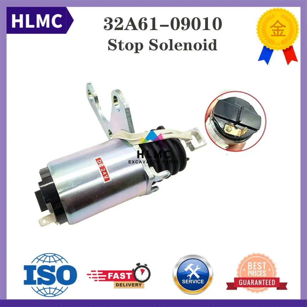 Flameout Switch 4M40 24V Excavator Spare Parts Stop Solenoid Valve for 4M40 32A61-09010 32A61-09020 ME736957
Flameout Switch 4M40 24V Excavator Spare Parts Stop Solenoid Valve for 4M40 32A61-09010 32A61-09020 ME736957