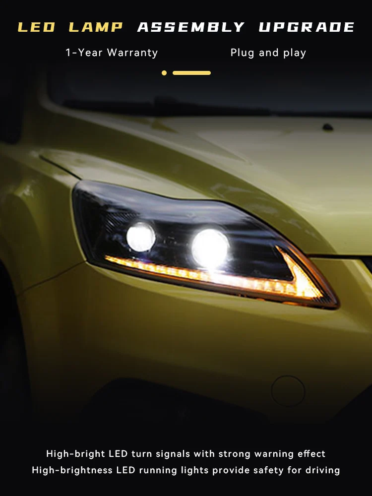 Фара для Ford Focus 2009 2010 2012 2013, обновленная светодиодная автомобильная фара, модный проектор, бифокальная линза, сигнальная лампа DRL, аксессуары
Фара для Ford Focus 2009 2010 2012 2013, обновленная светодиодная автомобильная фара, модный проектор, бифокальная линза, сигнальная лампа DRL, аксессуары