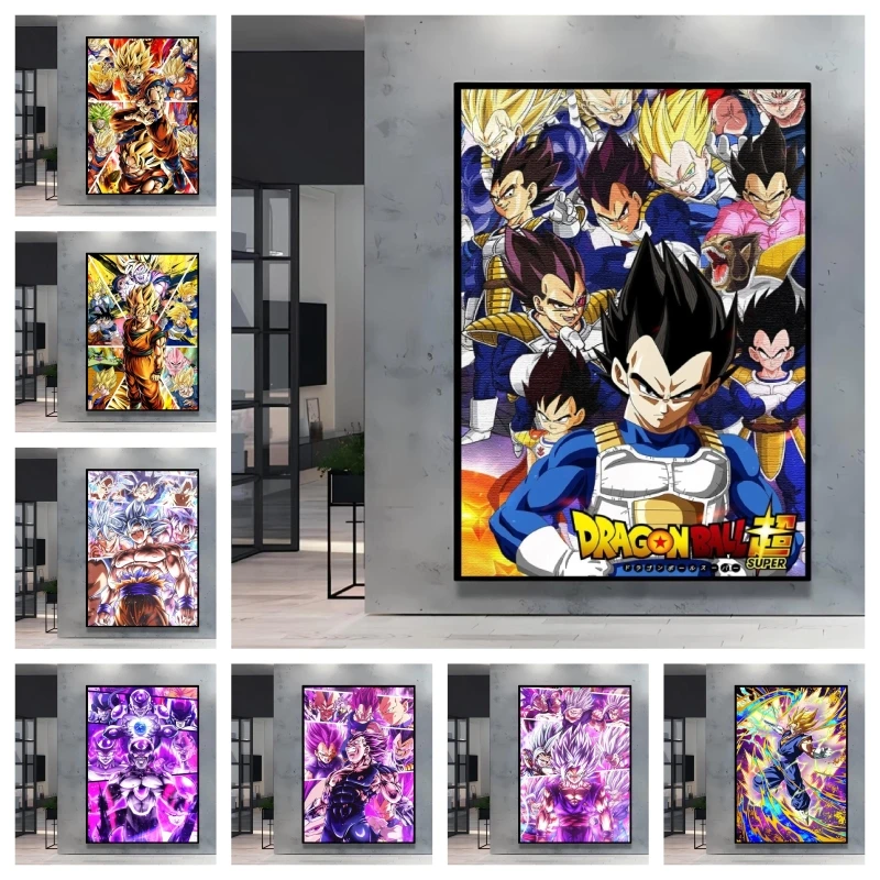 Hot Anime Dragon Ball Poster Vegeta Home Room Decorative Wall Spray Painting Classic Decoration Paintings HD Print Art Prints
Hot Anime Dragon Ball Poster Vegeta Home Room Decorative Wall Spray Painting Classic Decoration Paintings HD Print Art Prints