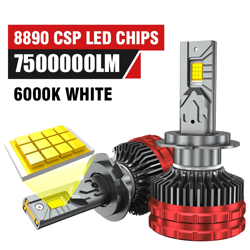 H4 H7 LED CANBUS H11 H1 9005 HB3 9006 HB4 9007 9008 9012 HIR2 LED Headlights 4800W High Power 7500000LM Car LED Headlamp Bulb
H4 H7 LED CANBUS H11 H1 9005 HB3 9006 HB4 9007 9008 9012 HIR2 LED Headlights 4800W High Power 7500000LM Car LED Headlamp Bulb