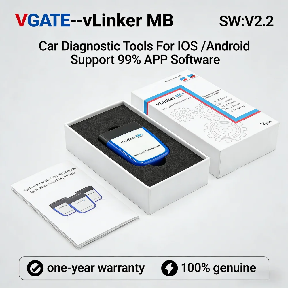 Новейший сканер Vgate vLinker BM+ V2.2 ELM327 OBD с Bluetooth 3.0 и BT 4.0, диагностический инструмент OBD2 для автомобилей, совместимый с Bimmercode.
Новейший сканер Vgate vLinker BM+ V2.2 ELM327 OBD с Bluetooth 3.0 и BT 4.0, диагностический инструмент OBD2 для автомобилей, совместимый с Bimmercode.