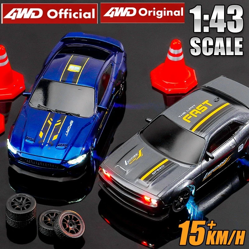 Радиоуправляемая дрифт-машинка 1/43 с цветной подсветкой, 2.4G, 4WD, RTR, модель автомобиля, игрушка на радиоуправлении, подарок для взрослых и детей
Радиоуправляемая дрифт-машинка 1/43 с цветной подсветкой, 2.4G, 4WD, RTR, модель автомобиля, игрушка на радиоуправлении, подарок для взрослых и детей