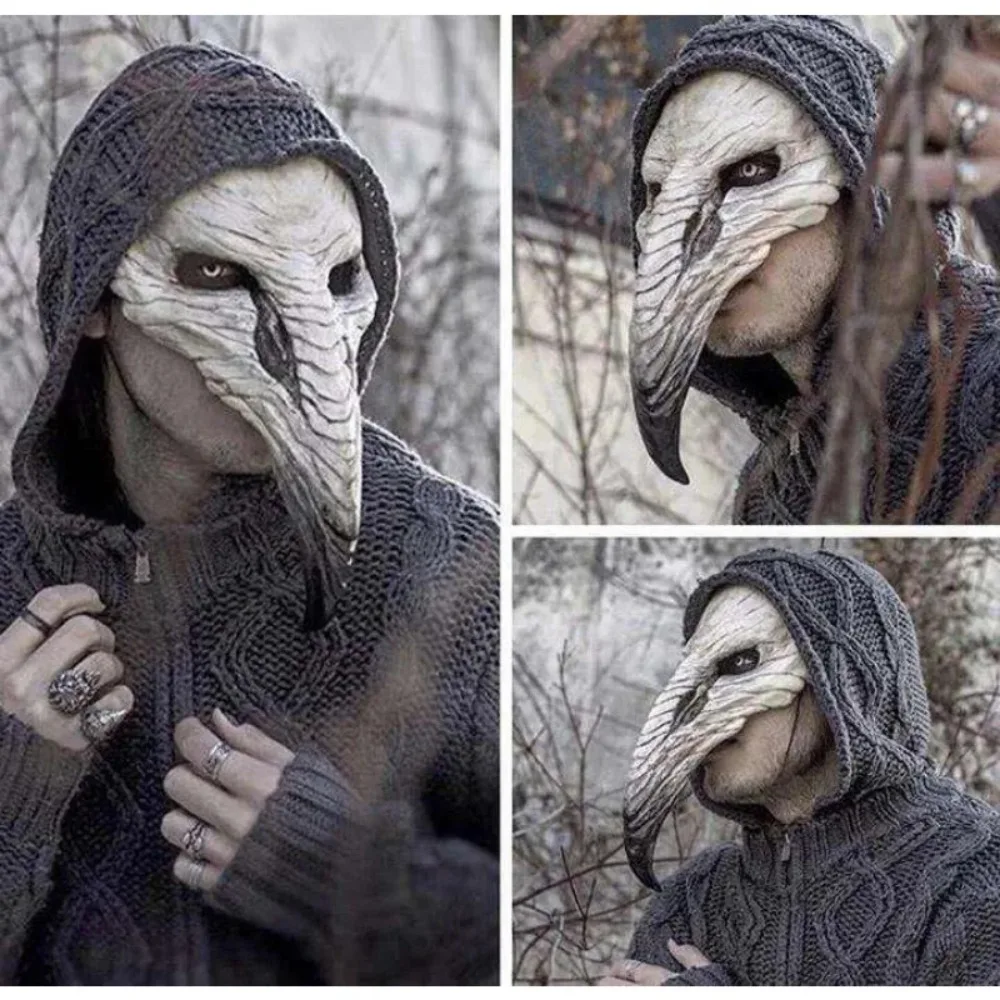 Halloween Plague Bird Mouth Carnival Mask Punk Steam European Black Death Doctor Plague Mask
Halloween Plague Bird Mouth Carnival Mask Punk Steam European Black Death Doctor Plague Mask