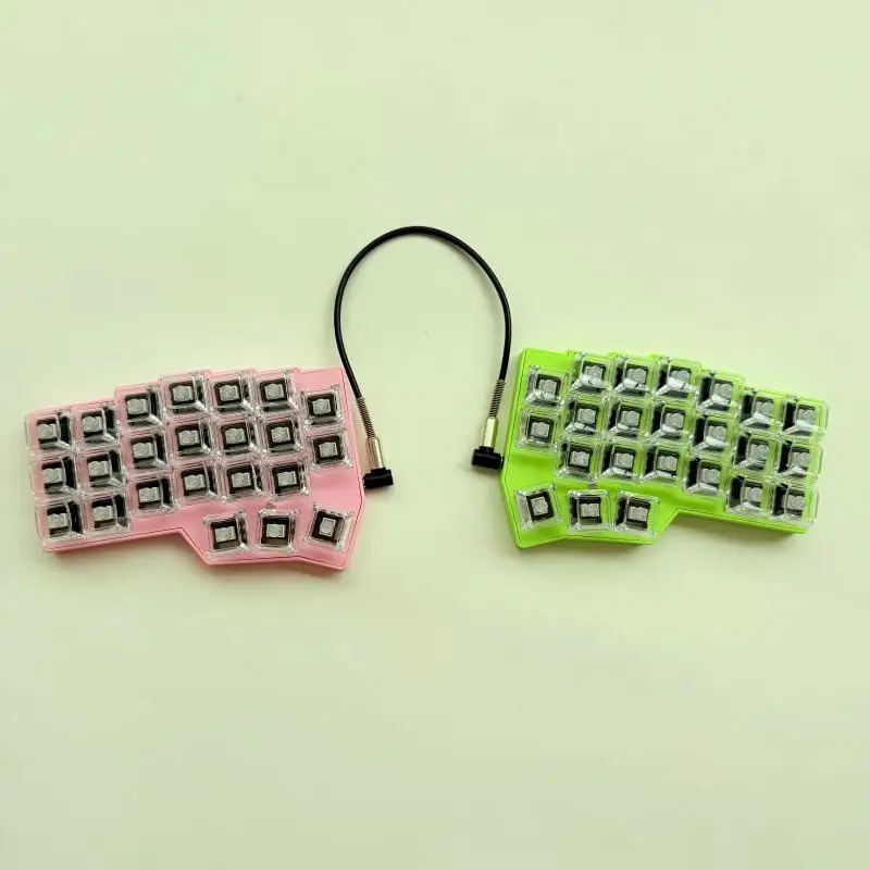 Corne V4.1 Split Teclado mecanico Kit Custom Wired Single-Mode RGB Backlight Hot-Swap Function VIAL Support for MX Switch
Corne V4.1 Split Teclado mecanico Kit Custom Wired Single-Mode RGB Backlight Hot-Swap Function VIAL Support for MX Switch