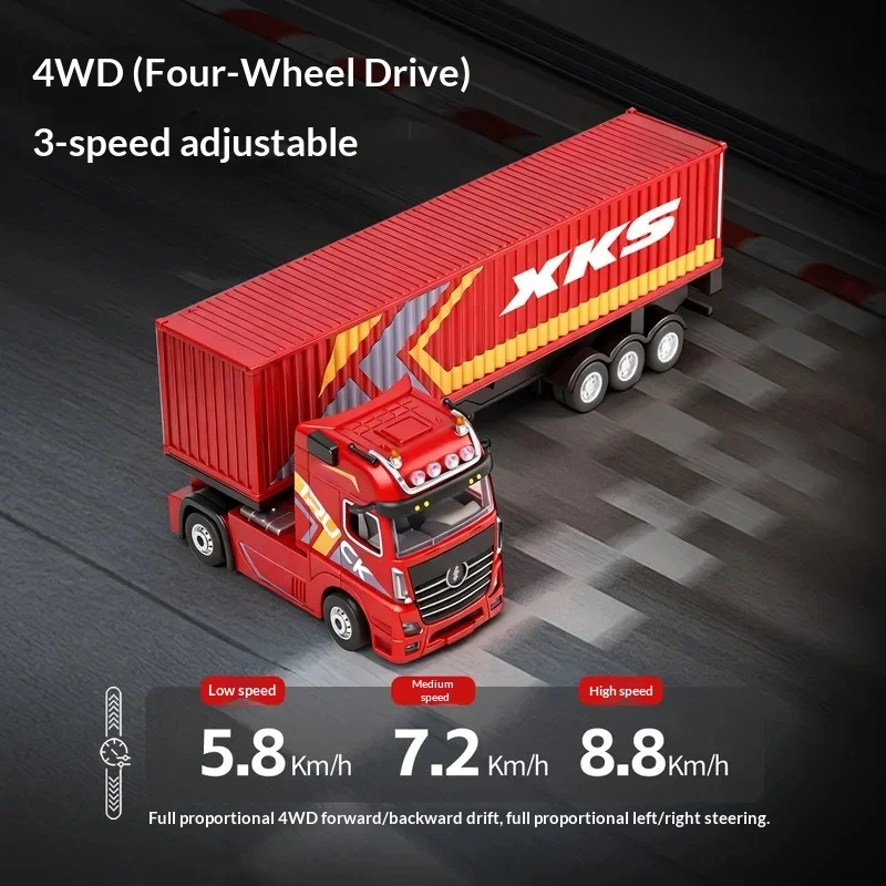 Wltoys 6408 1:64 Full Proportional 4wd Container Rc Truck High Speed Drift Racing Remote Control Vehicle Hobby Model Toy
Wltoys 6408 1:64 Full Proportional 4wd Container Rc Truck High Speed Drift Racing Remote Control Vehicle Hobby Model Toy