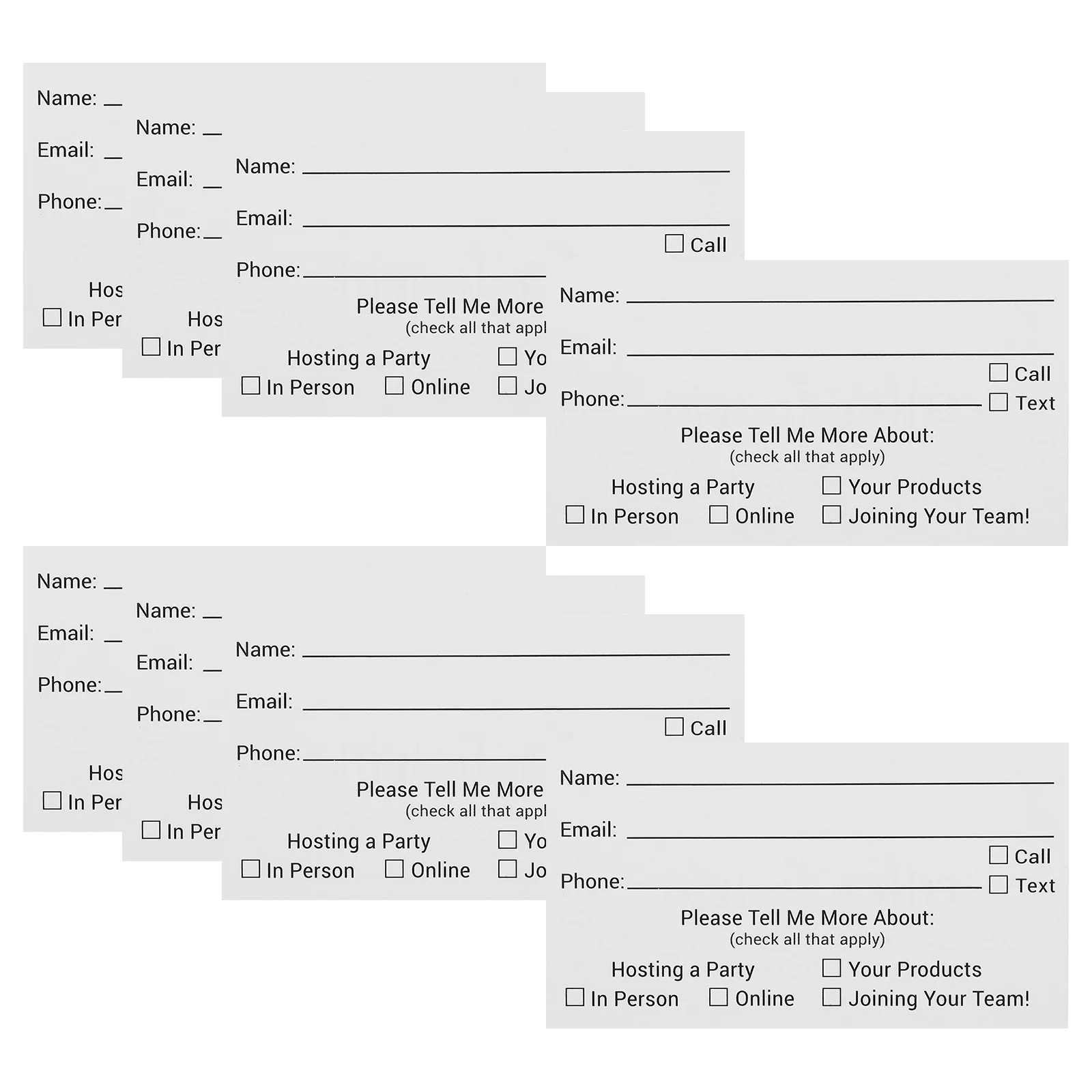100Pcs Raffle Ticket Cards Blank Voting Cards Easy Use for Events Contests Fundraisers Promotional Activities tickets
100Pcs Raffle Ticket Cards Blank Voting Cards Easy Use for Events Contests Fundraisers Promotional Activities tickets
