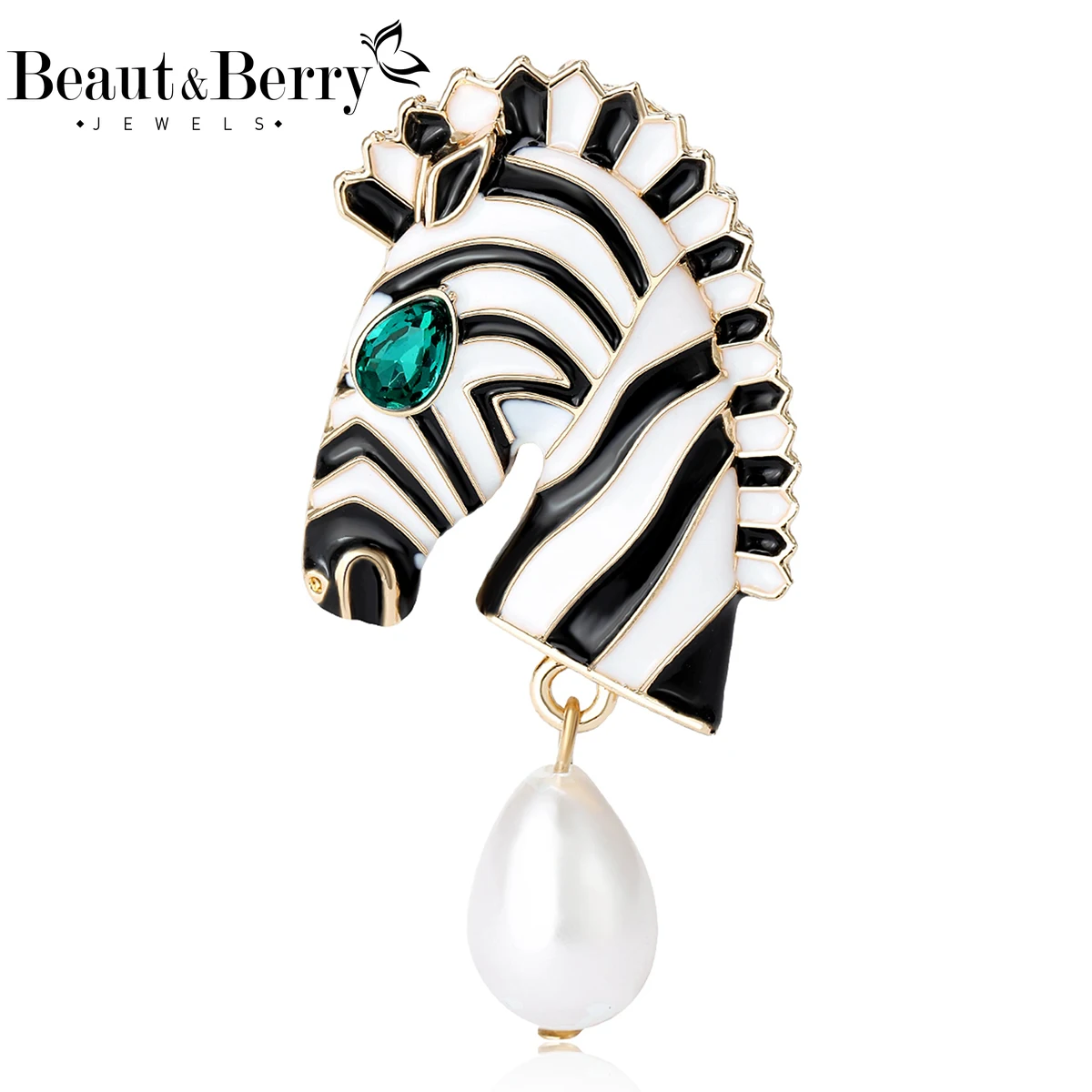 Beaut&Berry Fashionable Enamel Horse Head Brooches for Women Unisex Animal Pins Casual Party Jewelry Accessories Gift Decoration
Beaut&Berry Fashionable Enamel Horse Head Brooches for Women Unisex Animal Pins Casual Party Jewelry Accessories Gift Decoration