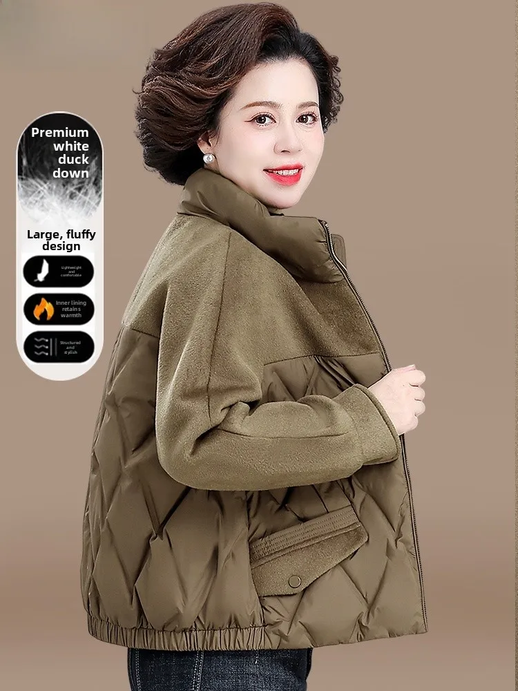 Lightweight Puffer Jaet for Middle-Aged Mothers Faionable Woolen Coats Warm Cotton Vest Women's Sle New 2024 Winter Clo...
Lightweight Puffer Jaet for Middle-Aged Mothers Faionable Woolen Coats Warm Cotton Vest Women's Sle New 2024 Winter Clo...