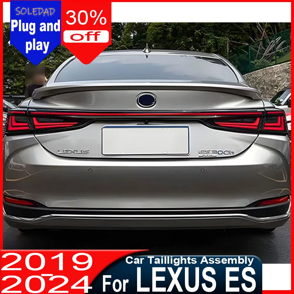 Для Lexus ES ES200 ES300h 2018-2024: Светодиодный сквозной задний фонарь в стиле 2024 года с динамическим указателем поворота, комплект задних фонарей
Для Lexus ES ES200 ES300h 2018-2024: Светодиодный сквозной задний фонарь в стиле 2024 года с динамическим указателем поворота, комплект задних фонарей