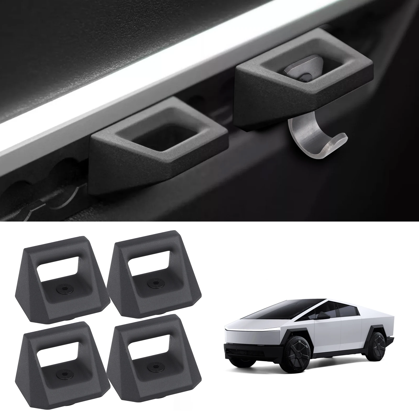 For Tesla Cybertruck 2023 2024 2025 Rear Bucket Rail L-shaped Energy New Track Hook Pair Car Track Equipment Accessories 4 PCS
For Tesla Cybertruck 2023 2024 2025 Rear Bucket Rail L-shaped Energy New Track Hook Pair Car Track Equipment Accessories 4 PCS