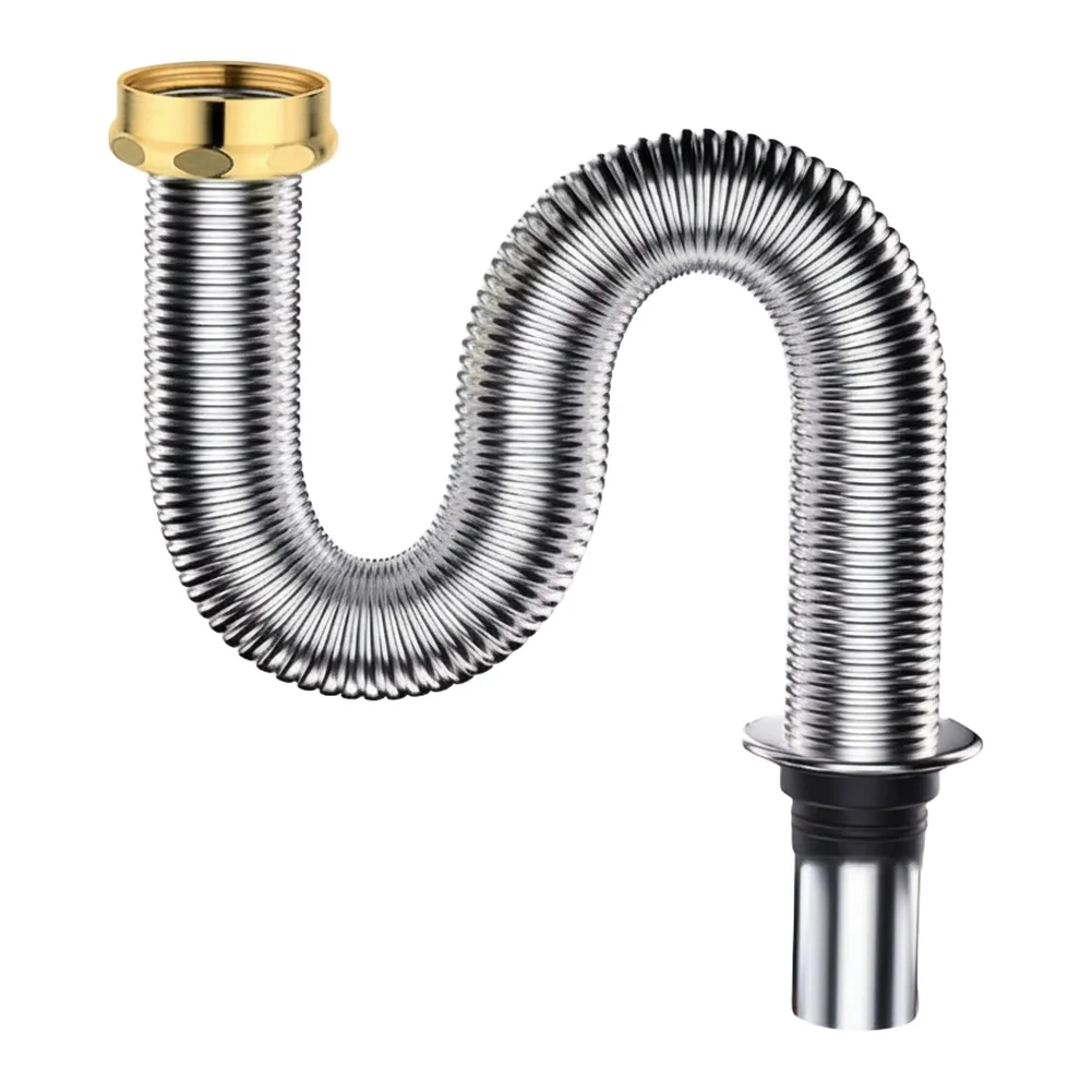 Sink Siphon with Flexible Stainless Steel Tube Proof Silicone Ring Seal Heat Resistant for Reliable and Clean Drainage
Sink Siphon with Flexible Stainless Steel Tube Proof Silicone Ring Seal Heat Resistant for Reliable and Clean Drainage