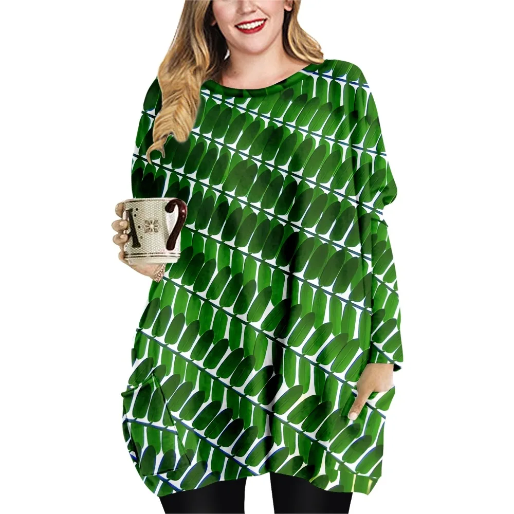 2022 SOJINM Green Printing T-shirt Female Summer Casual Vintage T-shirt Clothing Fashion Top Long Sleeve Blouse Oversized 4XL
2022 SOJINM Green Printing T-shirt Female Summer Casual Vintage T-shirt Clothing Fashion Top Long Sleeve Blouse Oversized 4XL