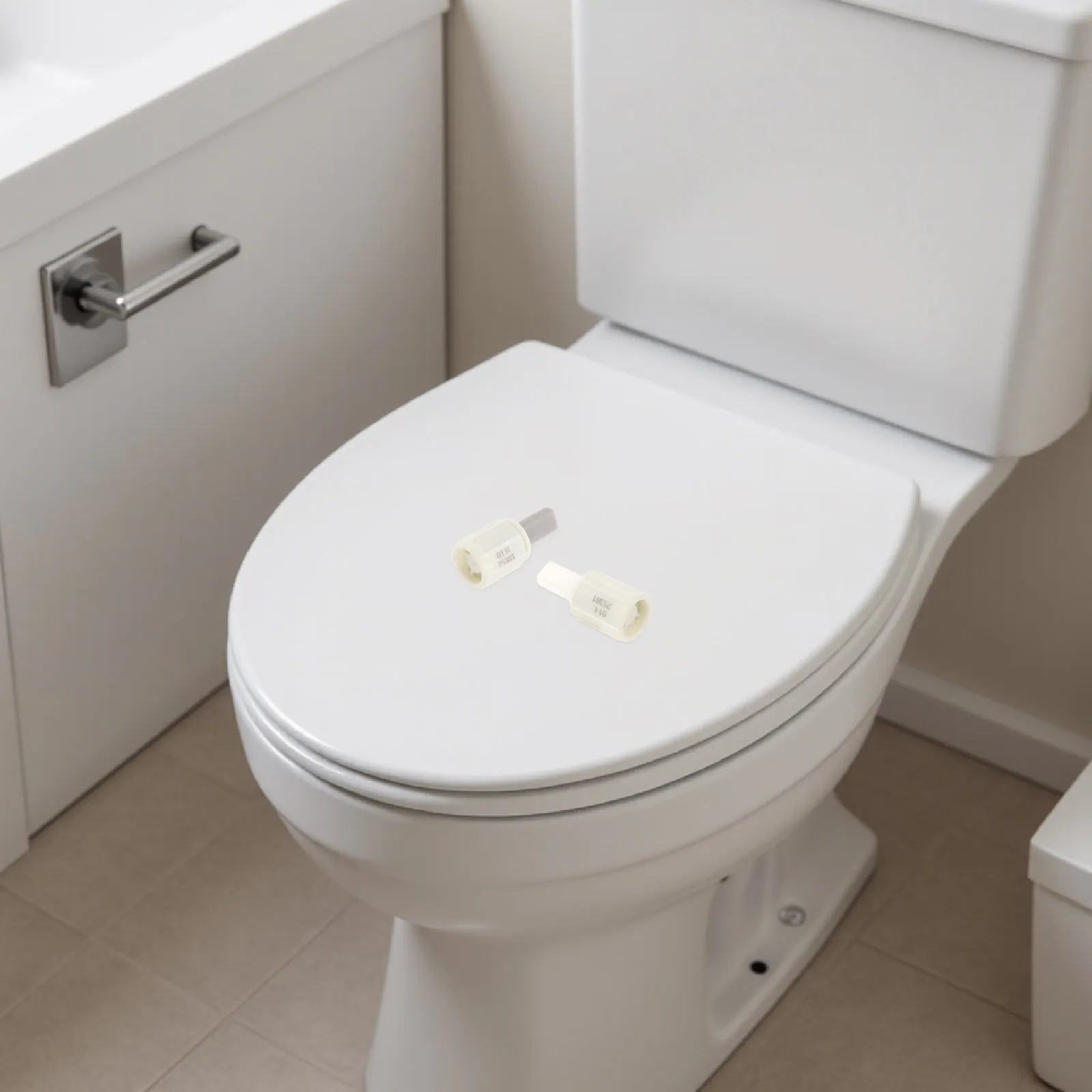 2Pcs Toilet Seat Cushion Buffer Dampers Easy Install Quiet Close Lid Bumper Stabilizer for Soft Close Toilet Seat Repair Kit
2Pcs Toilet Seat Cushion Buffer Dampers Easy Install Quiet Close Lid Bumper Stabilizer for Soft Close Toilet Seat Repair Kit