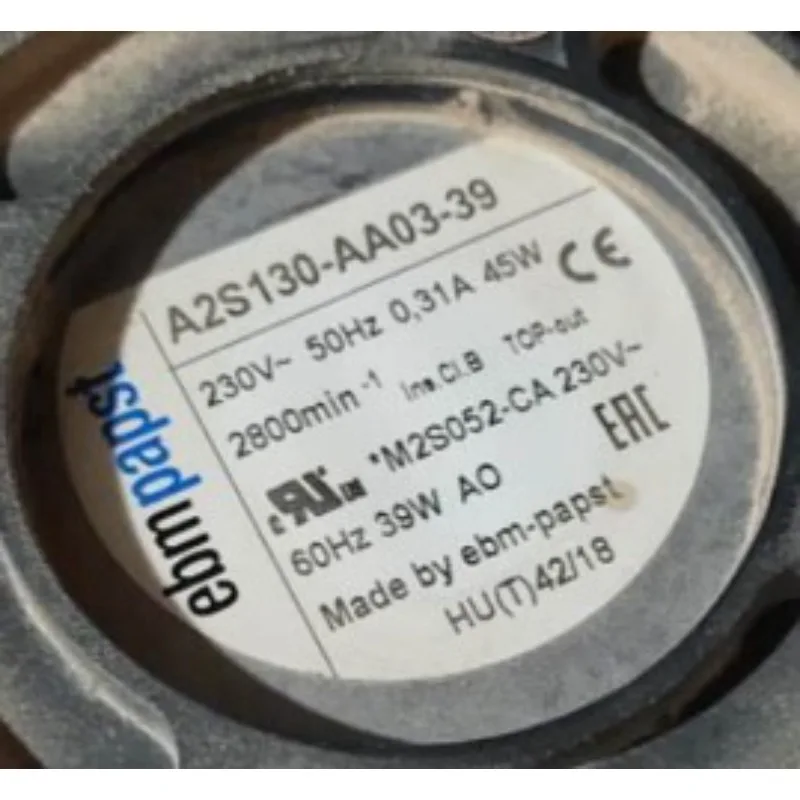 A2S130-AA03-39 Вентилятор AC230V Оригинальный Новый 
A2S130-AA03-39 Вентилятор AC230V Оригинальный Новый