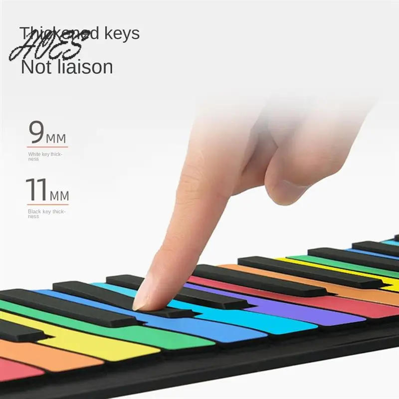 HOES-49 Keys Digital Keyboard Flexible Roll Up Piano With Loud Speaker Electronic Hand Roll Piano For Music Lovers Beginners
HOES-49 Keys Digital Keyboard Flexible Roll Up Piano With Loud Speaker Electronic Hand Roll Piano For Music Lovers Beginners