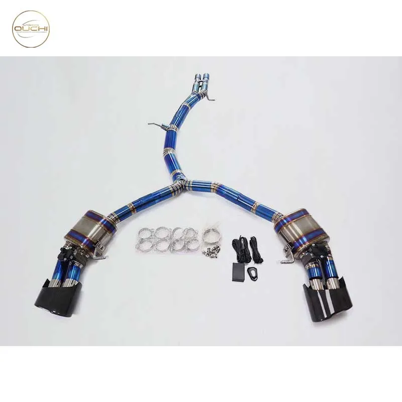 OUCHI Titanium Alloy Exhaust System Catback For RS4 RS5 with Valve controller Car Accessories Spare Parts
OUCHI Titanium Alloy Exhaust System Catback For RS4 RS5 with Valve controller Car Accessories Spare Parts